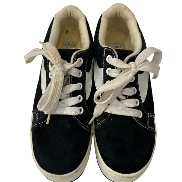 90’s COASTERS Platform skater sneakers Grunge Skater Size 5.5 Y2K - Picture 3 of 11